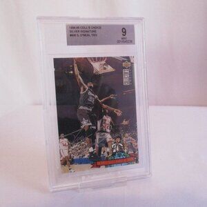 1994-95 COLL'S CHOICE SILVER SIGNATURE #400 O'NEAL TRIV MINT 9